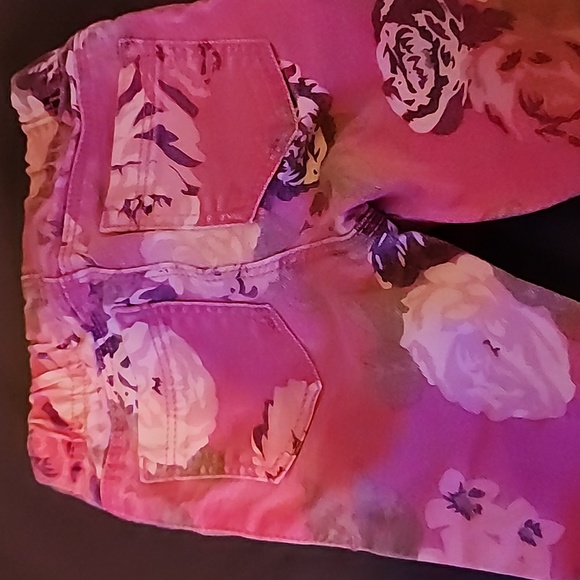 Old navy floral pink jeggings - Picture 4 of 4